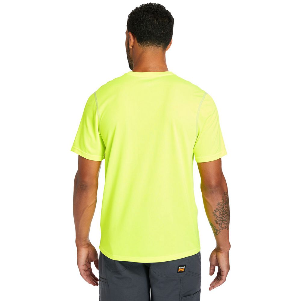 Timberland Μπλουζάκια Ανδρικα Πρασινο - Pro® Wicking Good Sport Short Sleeve - Greece 7289463-DI